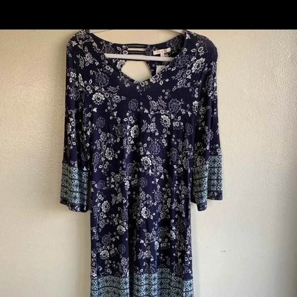 Skies Are Blue Wren Knit Dress Navy Dress Skies Are Blue Wren Knit Dress  Blue Wren